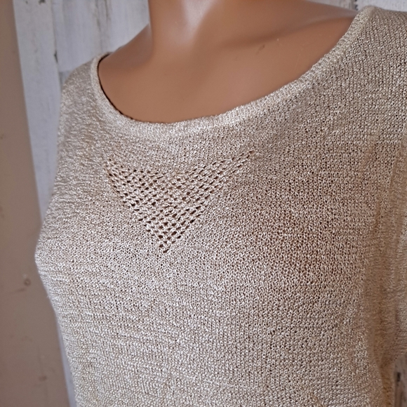 Vero moda knitted satin shirt size M - Picture 4 of 7